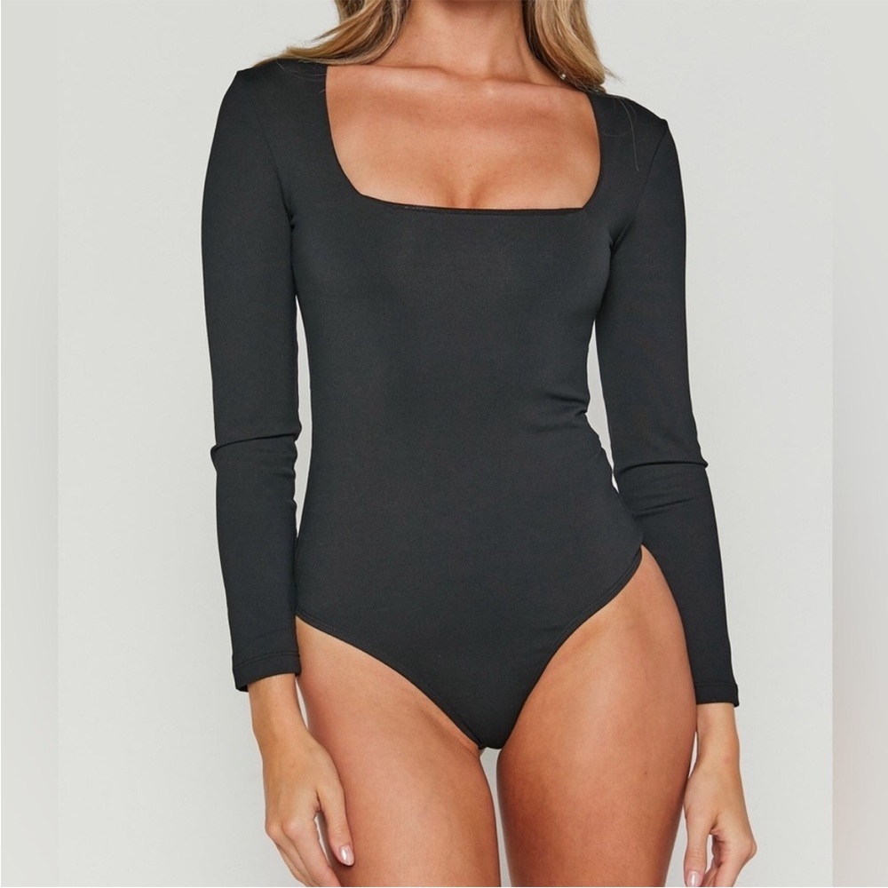 LOCK the label Shimmering Long Sleeve Bodysuit